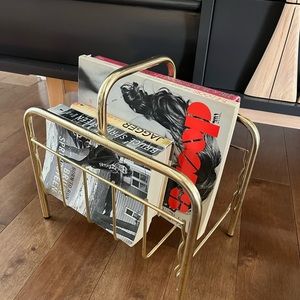 SOLD-MCM brass magazine rack